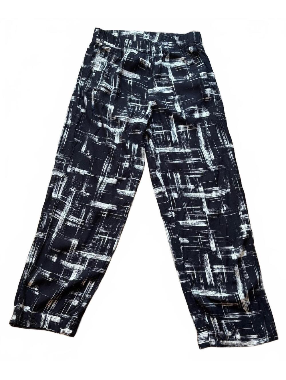 Bitte Kai Rand Abstract Graphic Harem Pants Size S